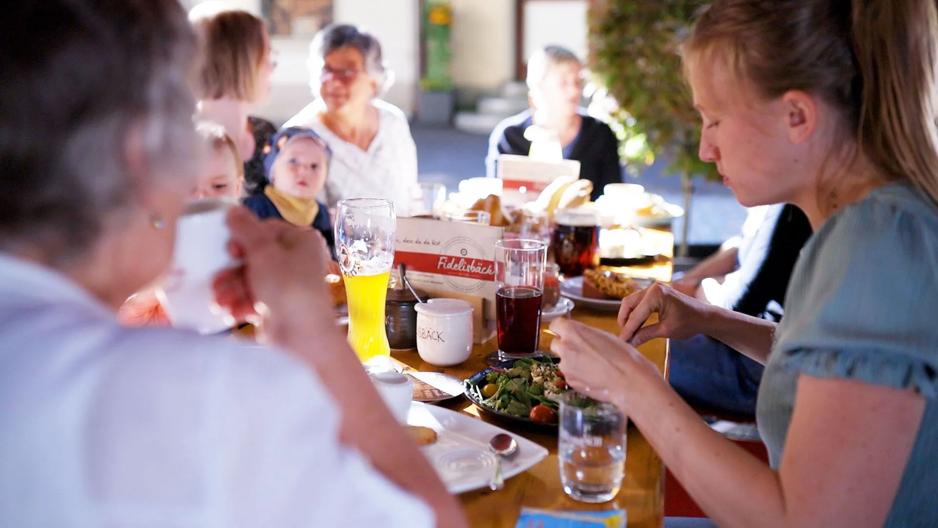 Salat-Biergarten